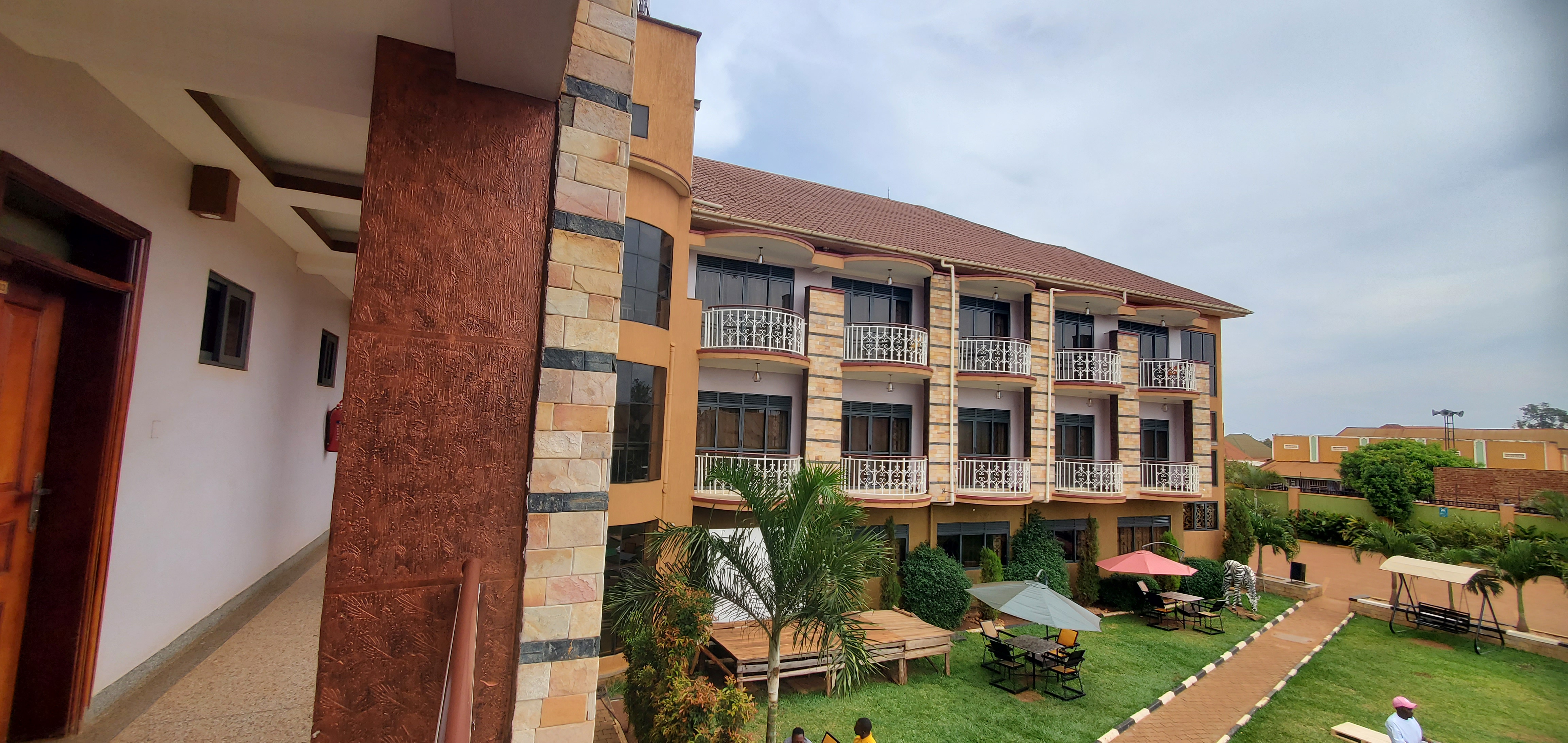 GoldStar Hotel Busia Uganda – luxury hotel exterior at Uganda-Kenya border
