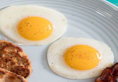 Eggs any style at GoldStar Hotel breakfast